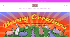 Desktop Screenshot of bunnycreations.co.uk